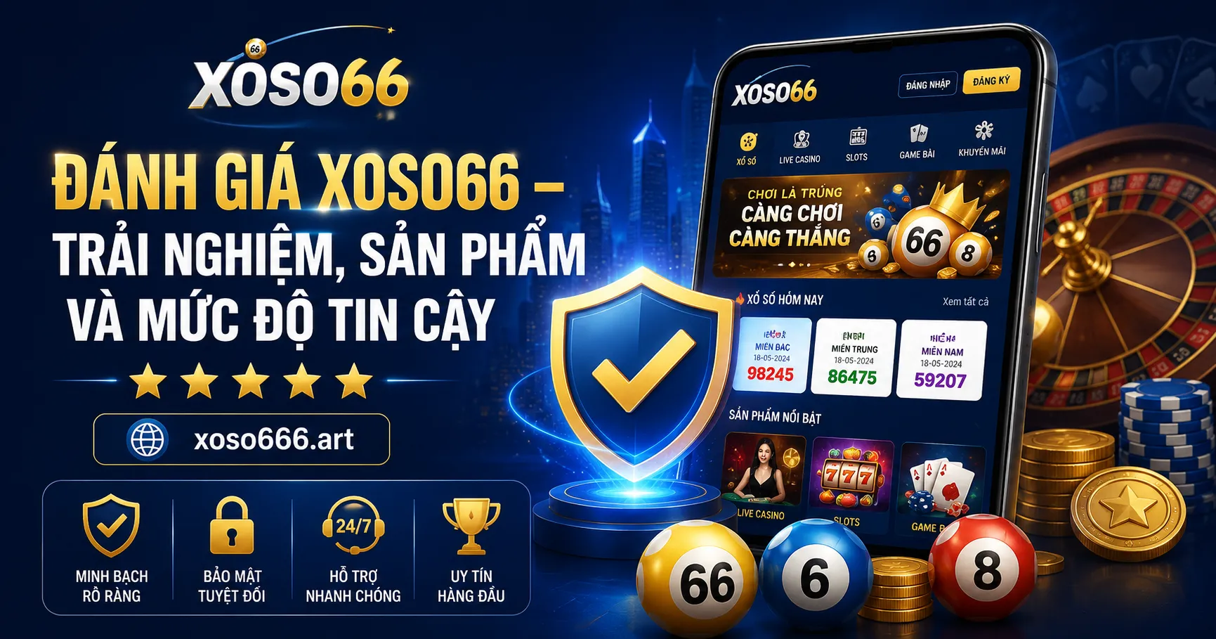 Đánh Giá Xoso66 – Trải Nghiệm, Sản Phẩm Và Mức Độ Tin Cậy 1 Tổng quan khi đánh giá Xoso66