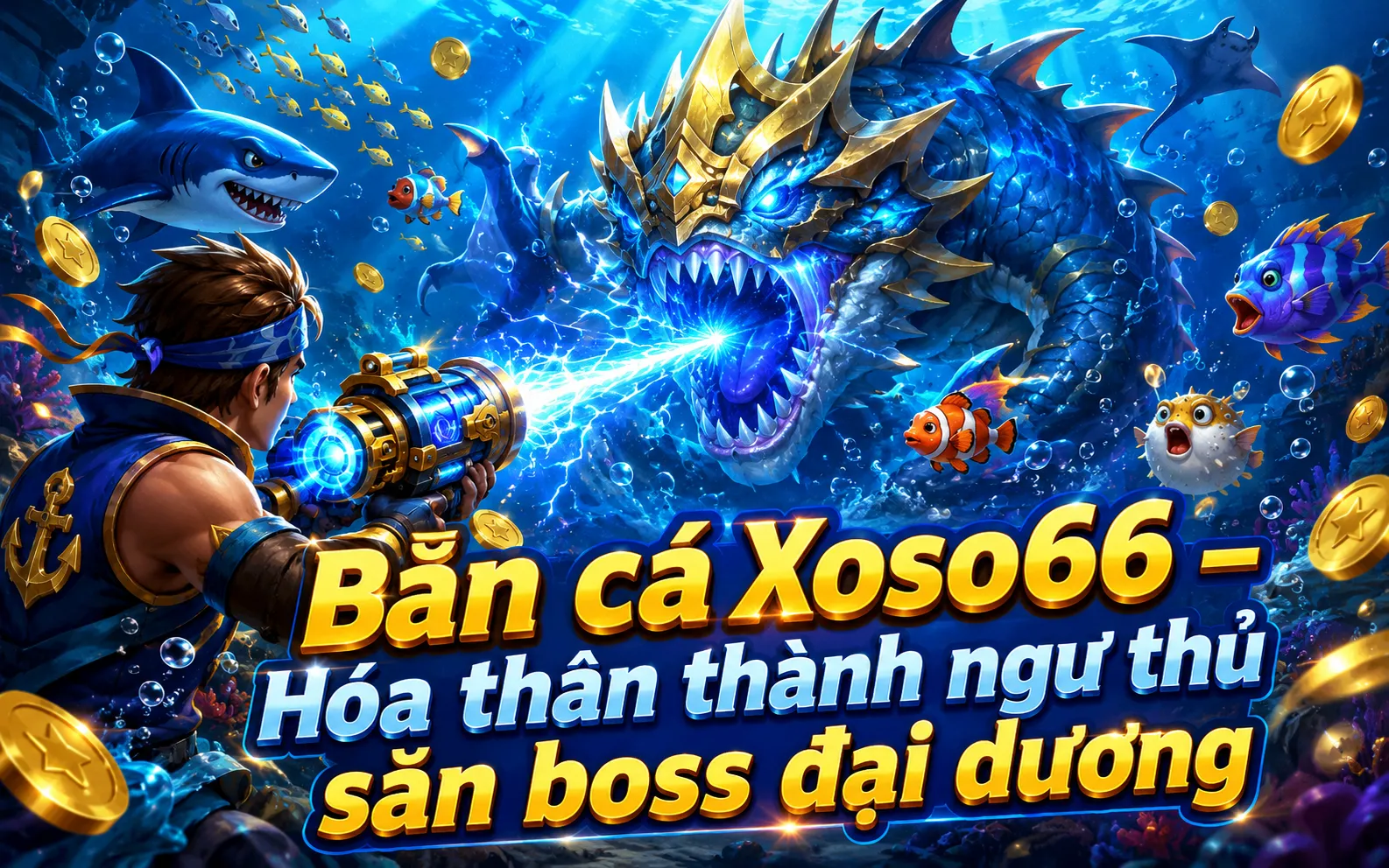 Bắn cá Xoso66 – Hóa thân thành ngư thủ săn boss đại dương 1 Bắn cá Xoso66 – Hóa thân thành ngư thủ săn boss đại dương
